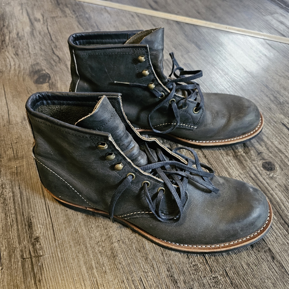 Red Wing Blacksmith Black Leather Men's Boots
